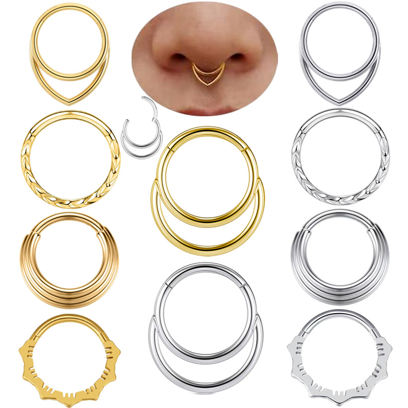 Body Jewelry And Earrings - Boucles d'oreilles créoles de nez en