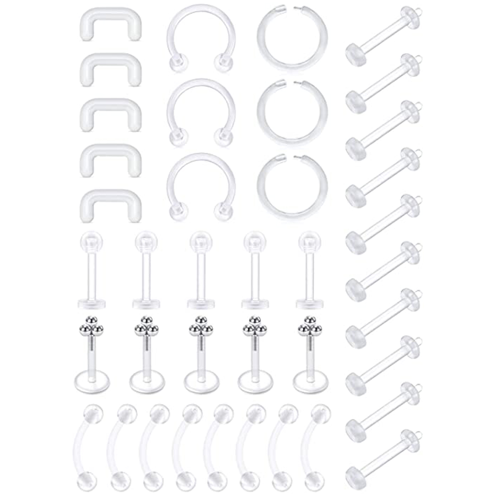 Helix Cartilage Ring - Retenue de boucle d'oreille en plastique