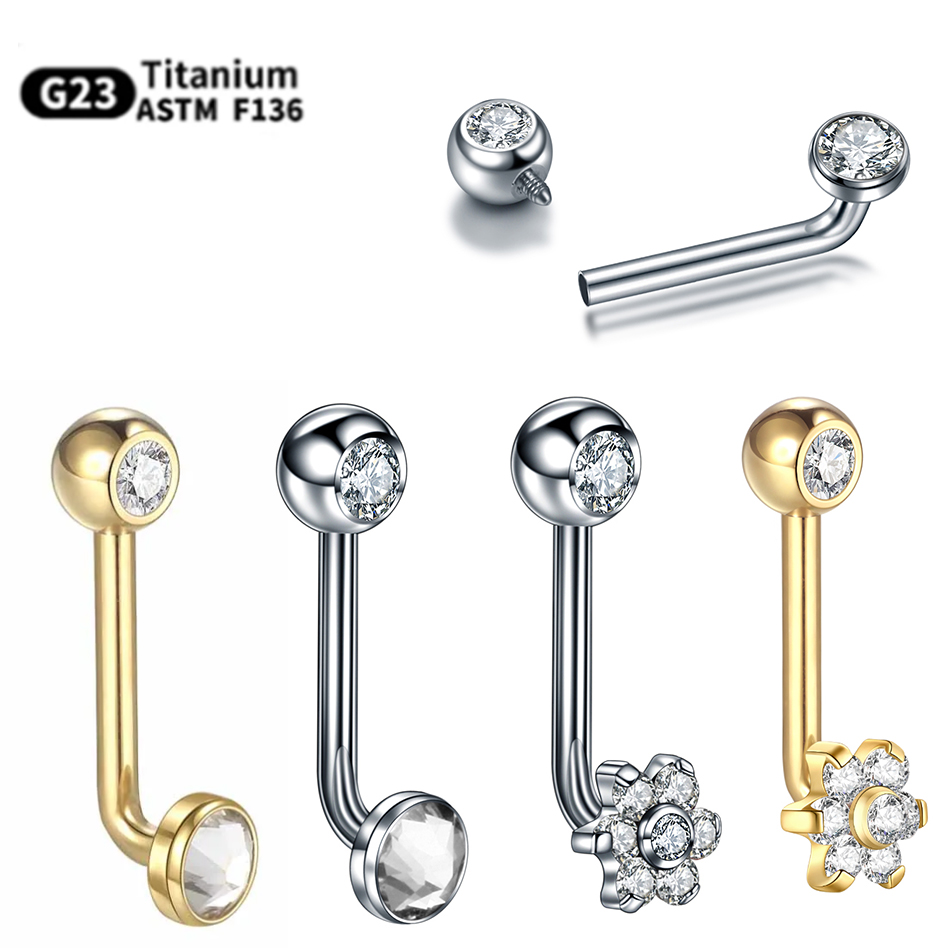 Body Jewelry Vch - 1PC titane Christina capuche verticale piercing