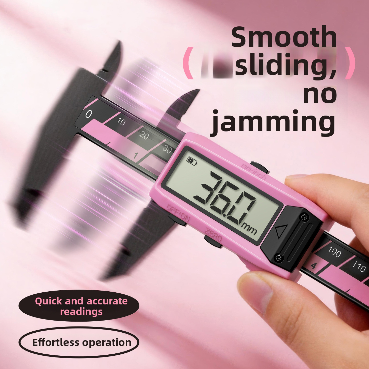 Body Jewelry Measurements - Calibre numérique rose de 150 mm,