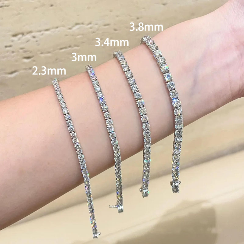 Body Jewelry Vch - Bracelet tennis en diamants de laboratoire
