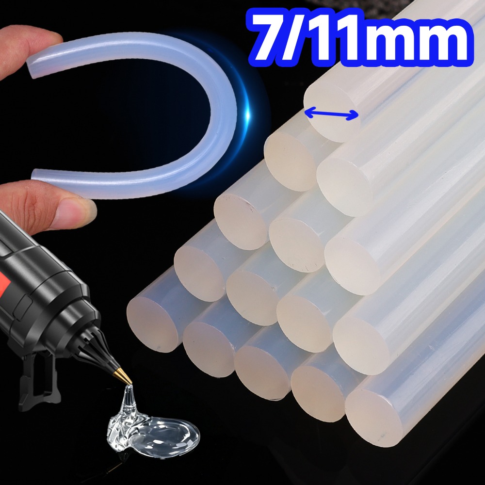 Body Jewelry Glue - Bâtons de colle thermofusible transparents 7/11