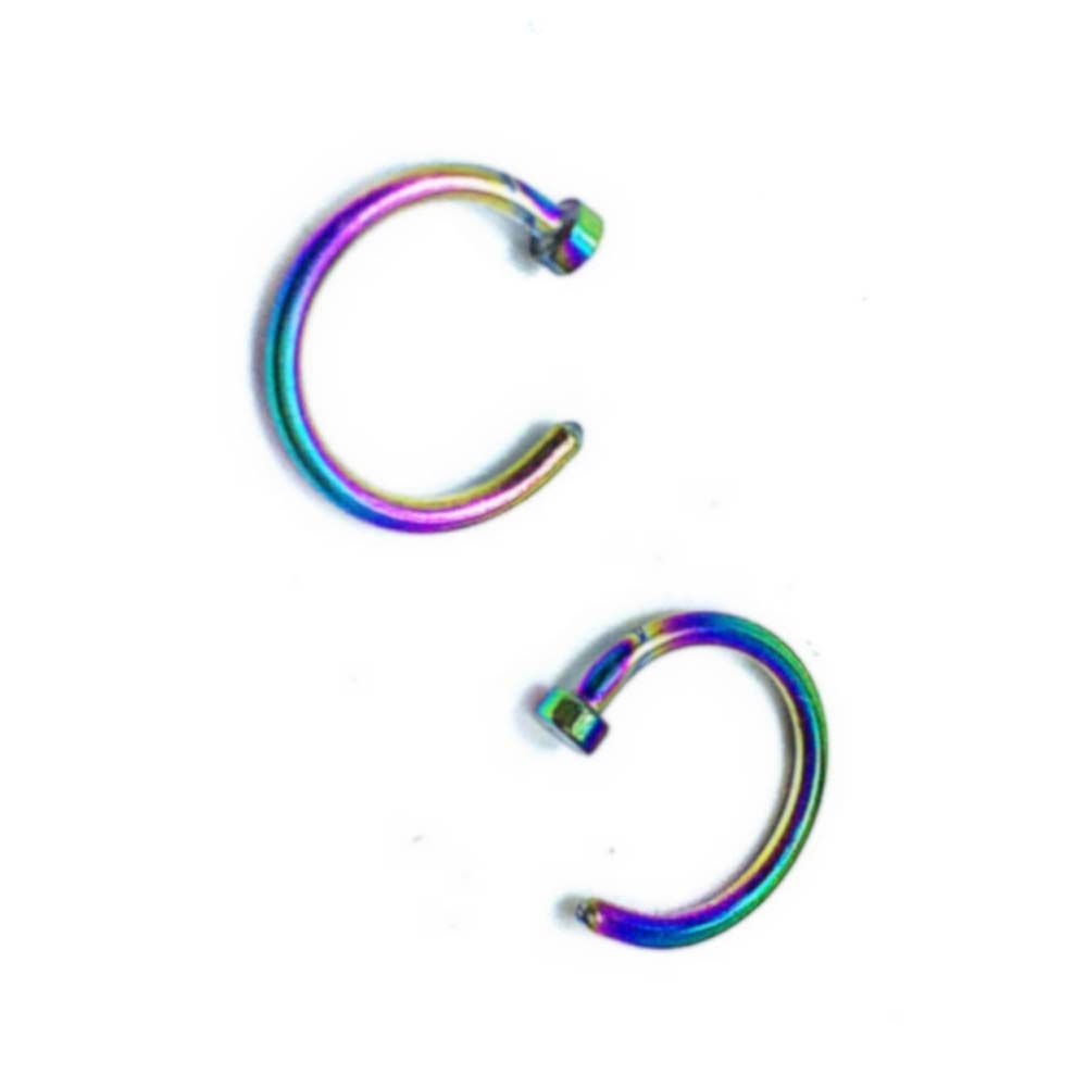 Body Jewelry And Earrings - Clous d'oreilles fins en forme de