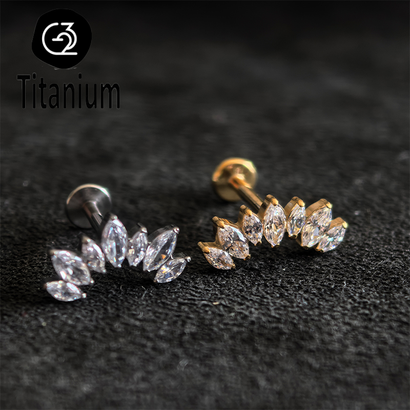 Zoor Body Jewelry - ASTM F136 G23 titane Piercing 16G