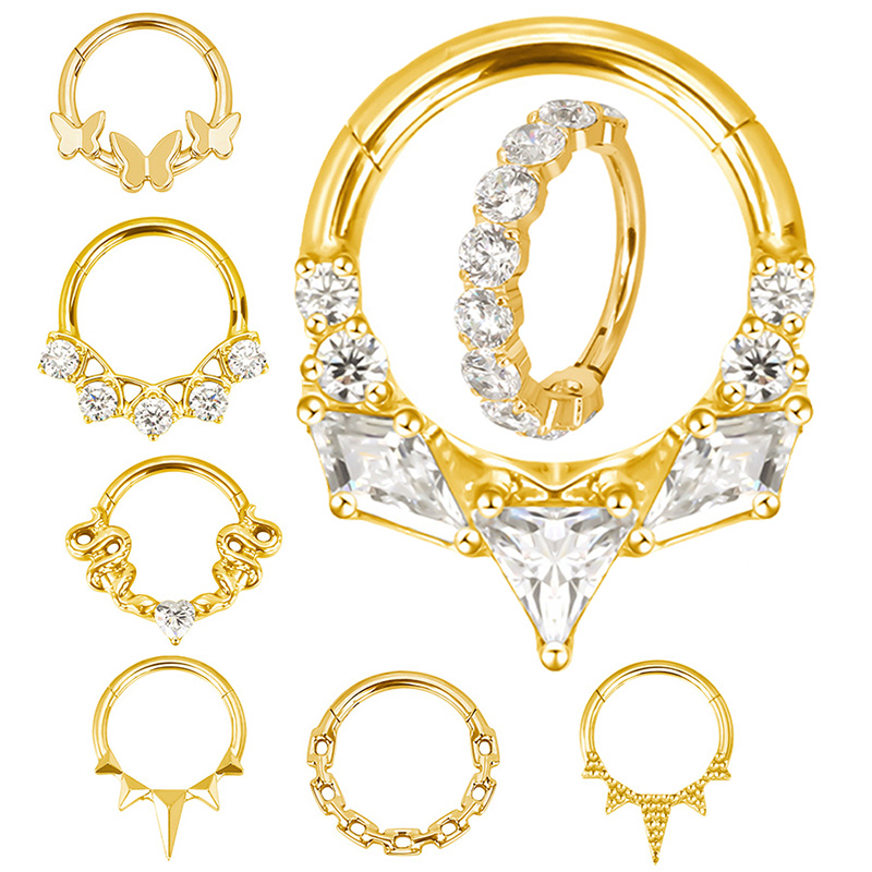Zoor Body Jewelry - Anneaux de nez en titane ASTM