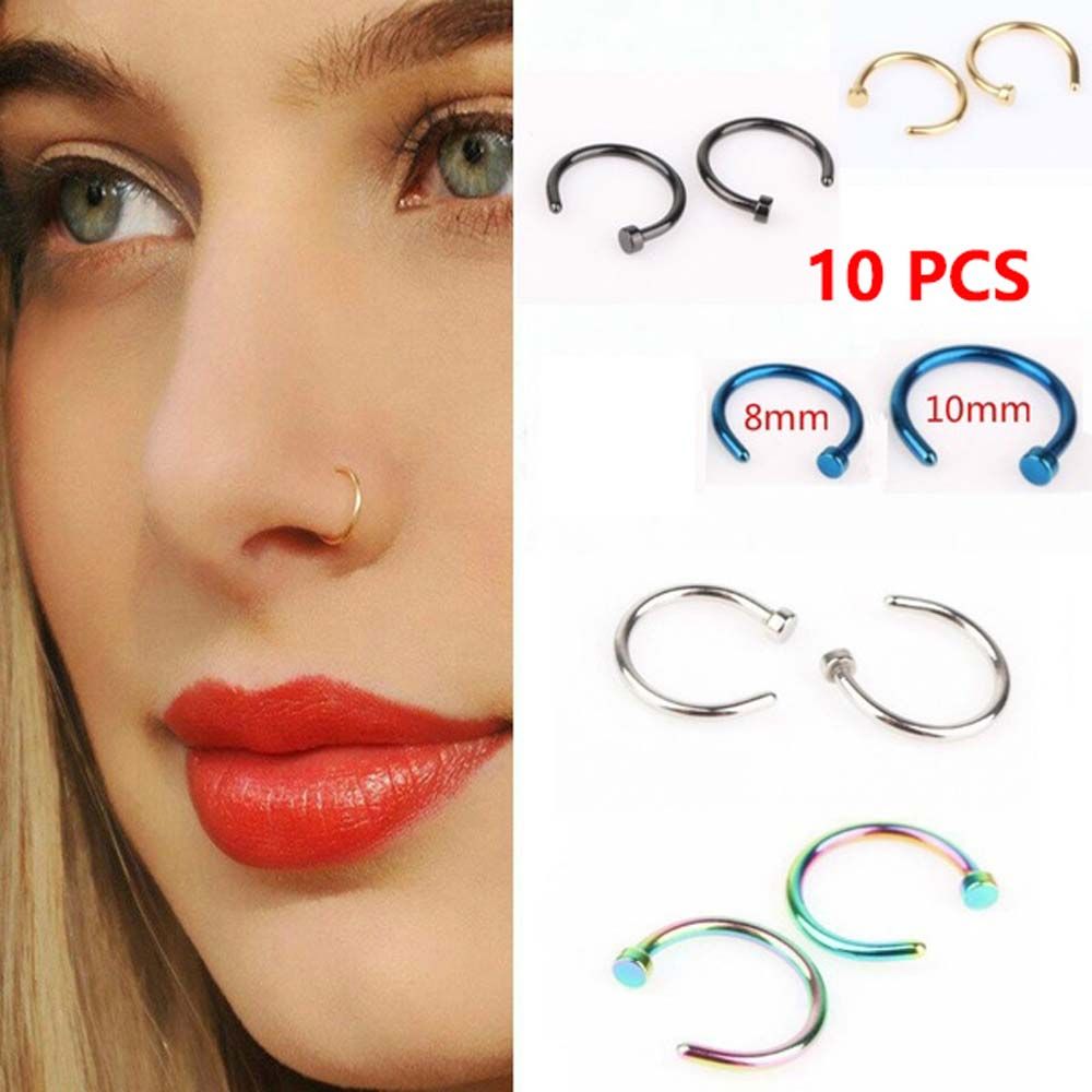 Body Jewelry And Earrings - 10 pièces de bijoux fins en