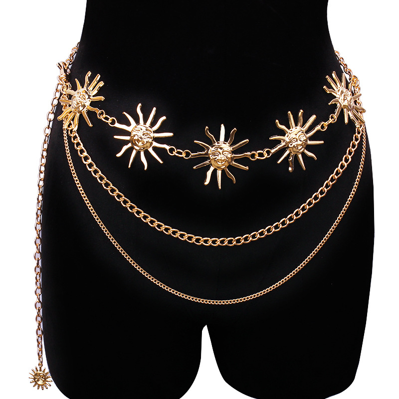 Body Jewelry Bulk - Chunky multicouche Punk gothique lune soleil