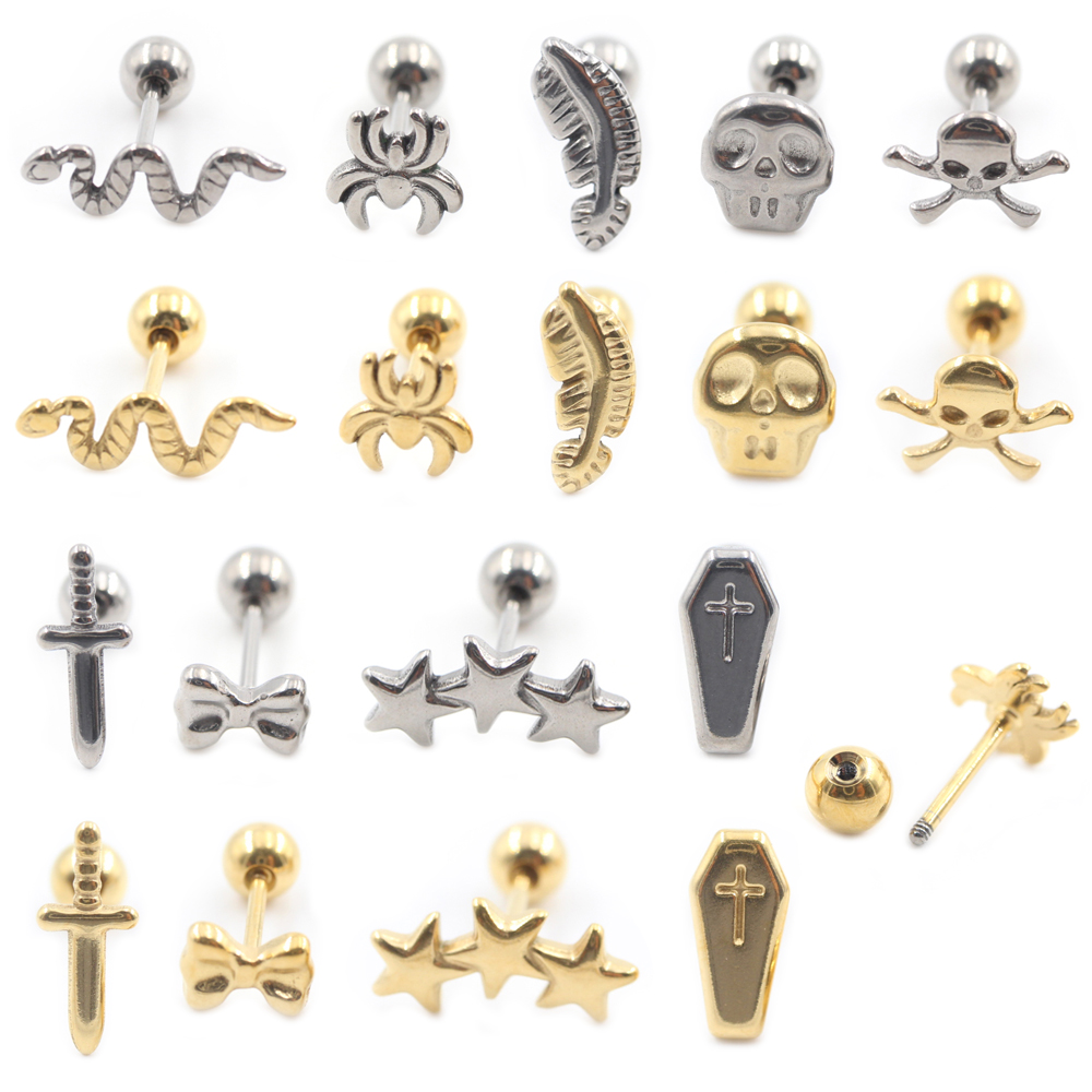Helix Cartilage Ring - 2 pièces Bijoux de piercing en