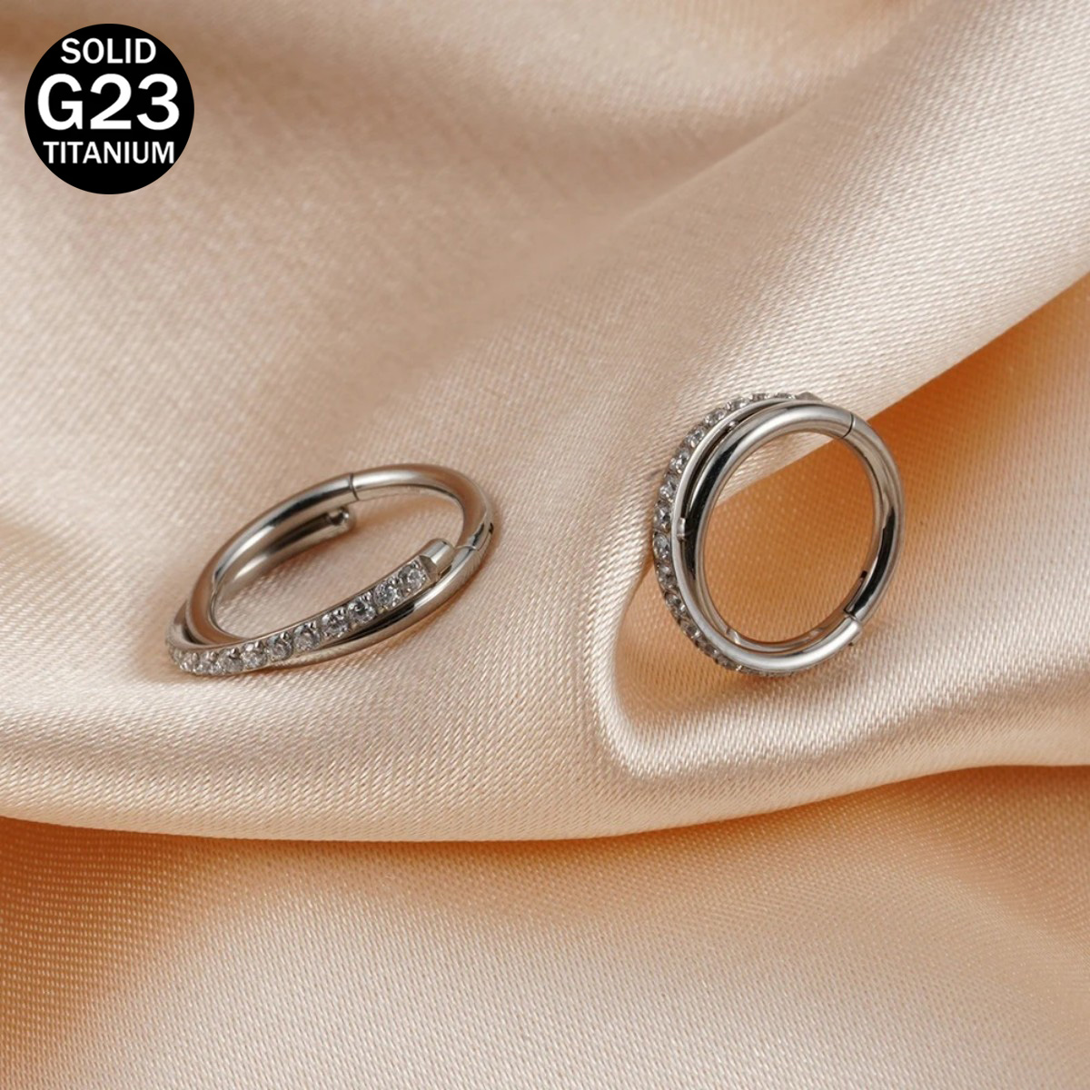 Helix Cartilage Ring - Boucles d'oreilles sans soudure articulées en