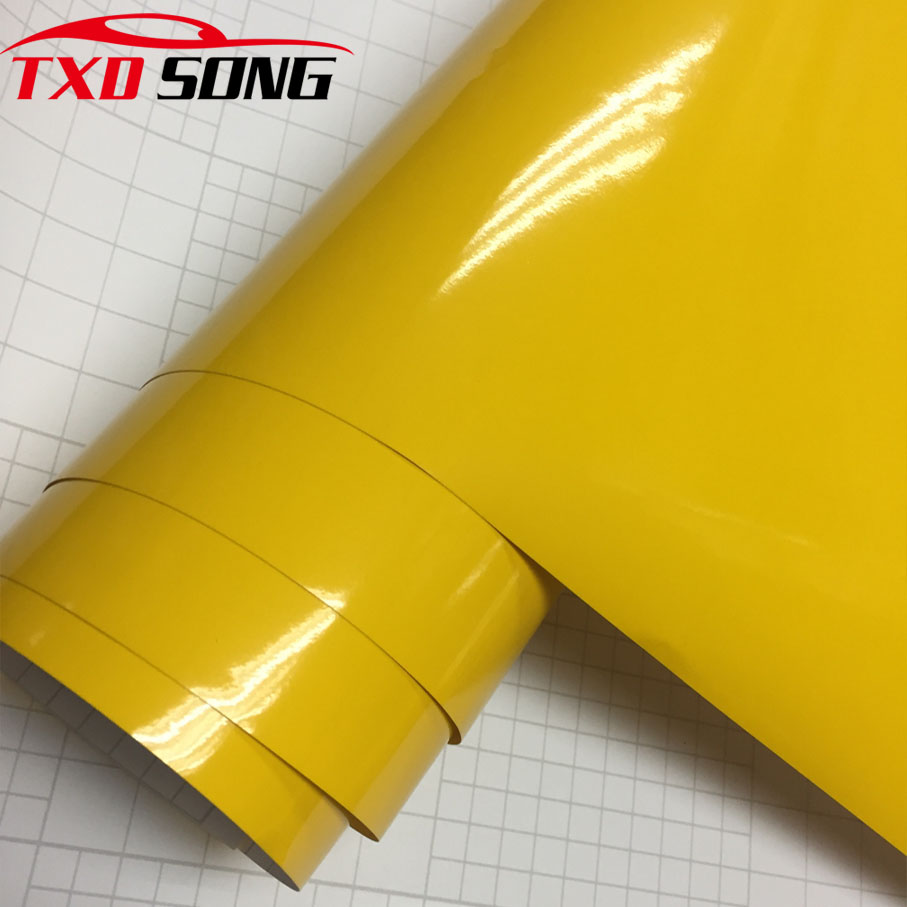 Body Jewelry Glue - Film vinyle jaune brillant de haute