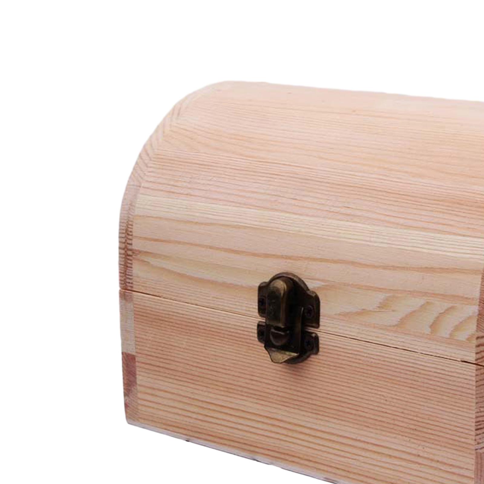 Boîte en bois brut, coffre au  - Body Jewelry Display Case avis et prix