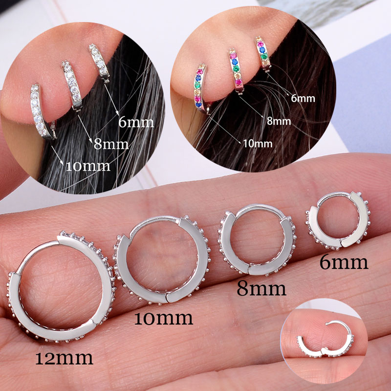 Arc-en-ciel CZ Huggies boucles - Helix Cartilage Ring avis et prix