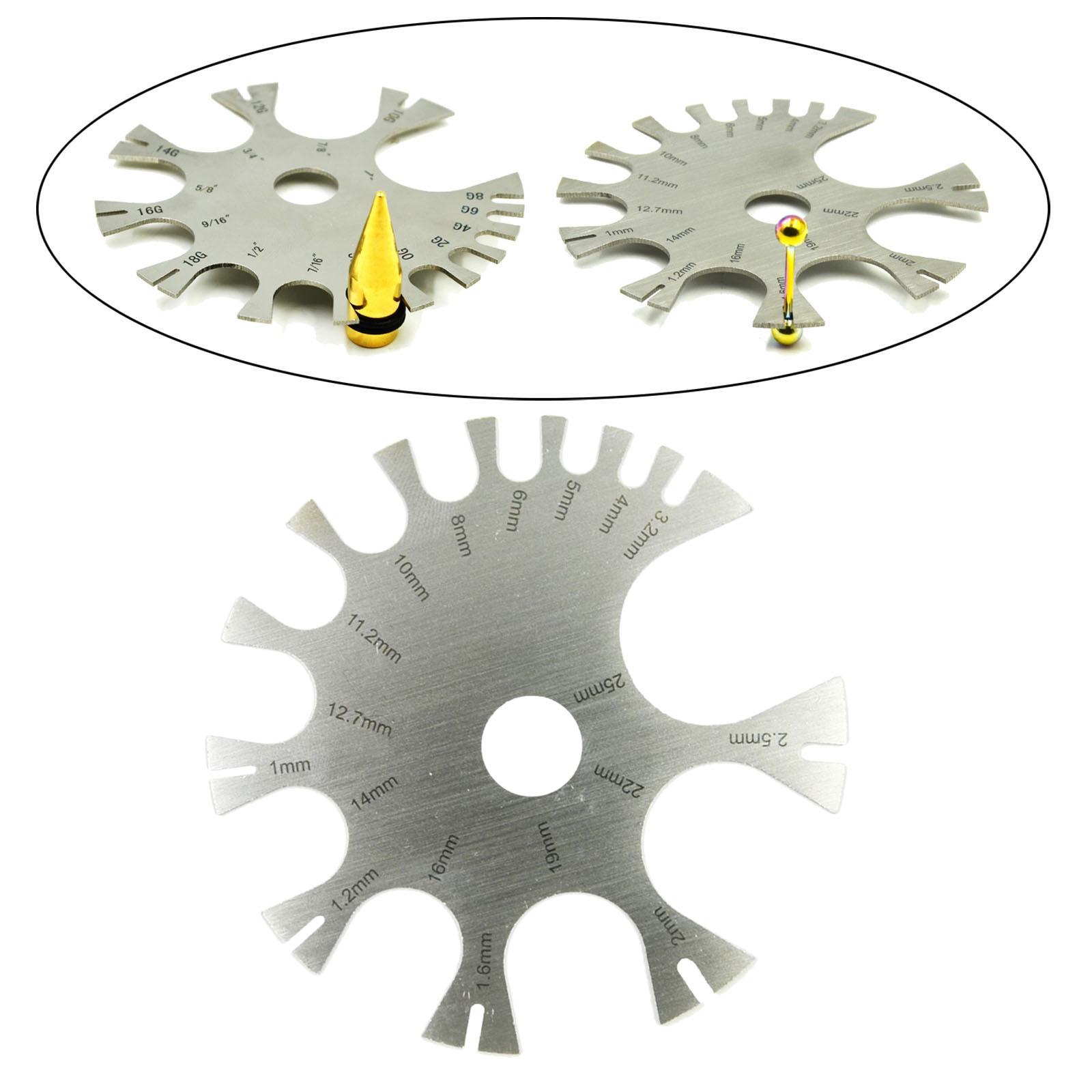 Jauge de perçage pour bijoux d - Body Jewelry Measurements avis et prix