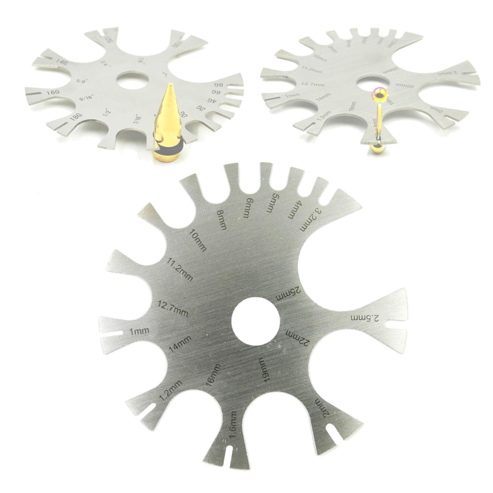 Jauge de perçage pour bijoux d - Body Jewelry Measurements avis et prix