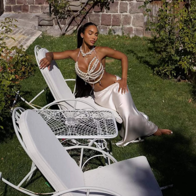 JOHalter-Soutien-Gorge en Perl - Body Jewelry Vest avis et prix