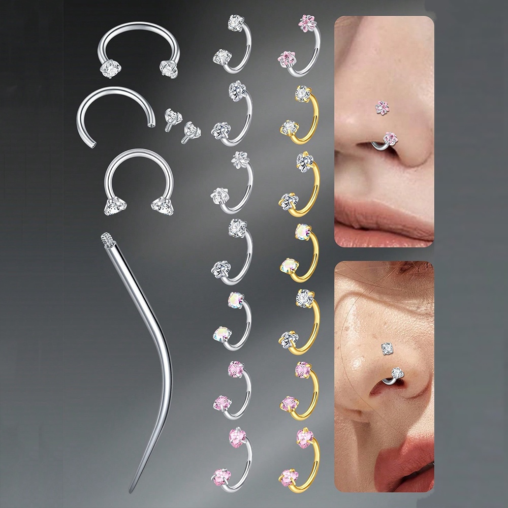 Anneaux de septum en acier ino - Helix Cartilage Ring avis et prix