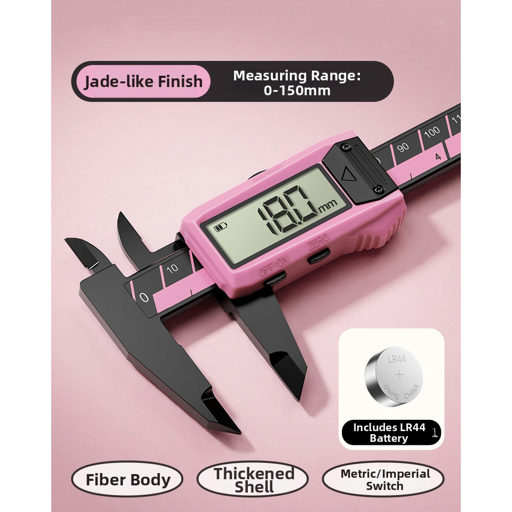 Calibre numérique rose de 150  - Body Jewelry Measurements avis et prix
