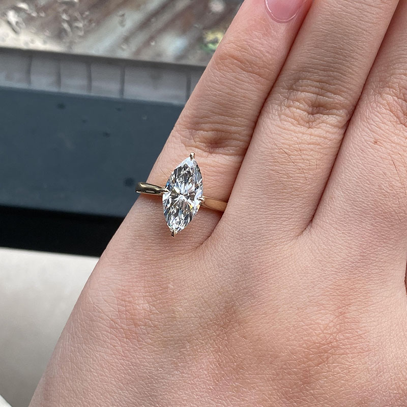 Bague pour femme en or jaune 1 - Body Jewelry Vch avis et prix