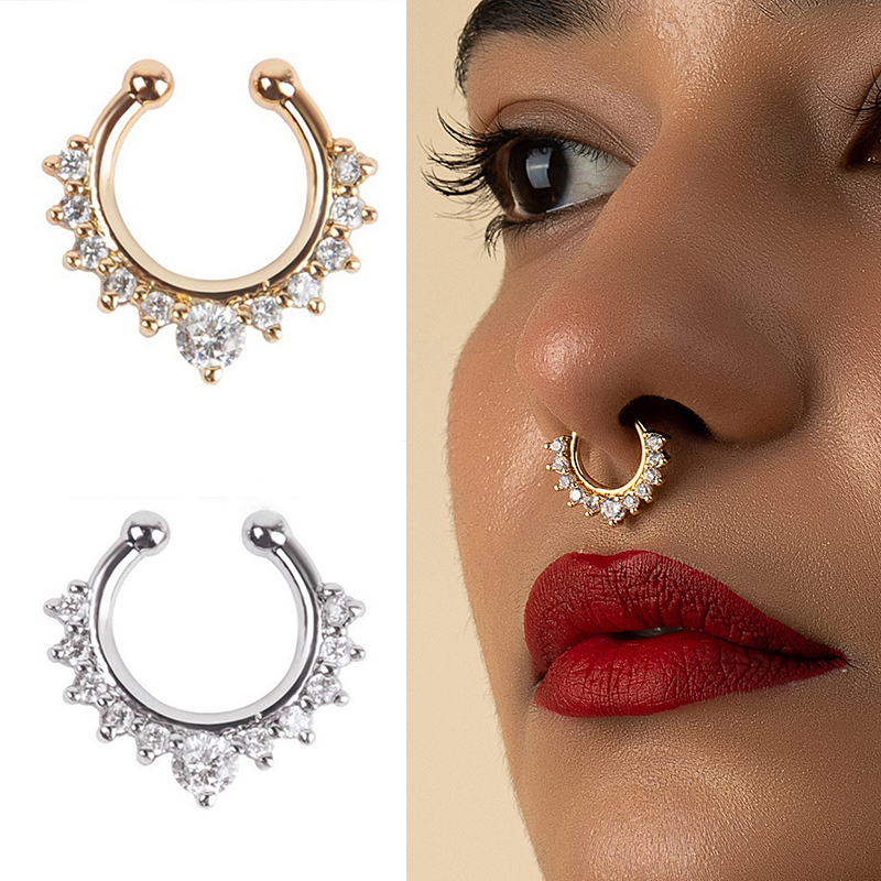 Faux anneaux et goujons antarc - Body Jewelry And Earrings avis et prix