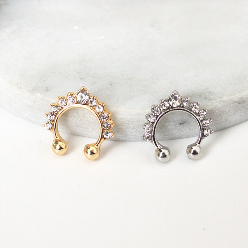 Faux anneaux et goujons antarc - Body Jewelry And Earrings avis et prix
