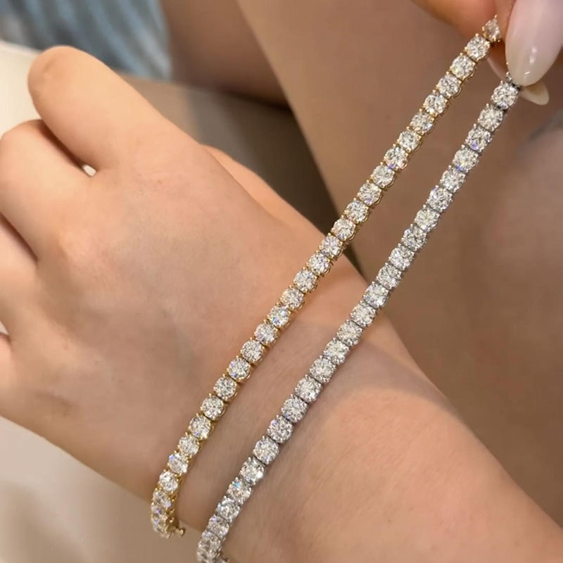 Bracelet tennis en diamants de - Body Jewelry Vch avis et prix