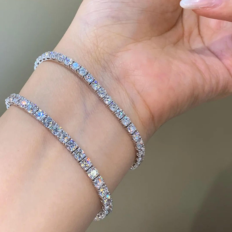 Bracelet tennis en diamants de - Body Jewelry Vch avis et prix