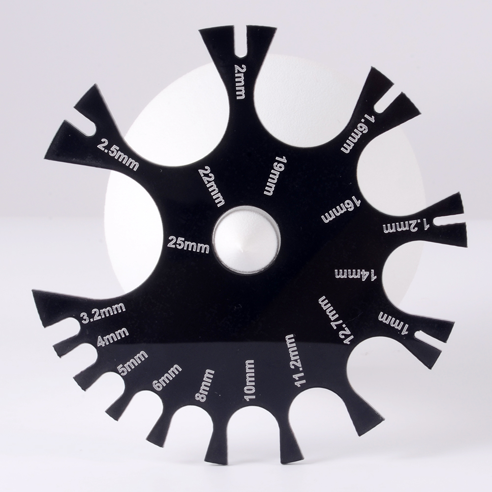 Règle d'épaisseur de fil rond  - Body Jewelry Measurements avis et prix
