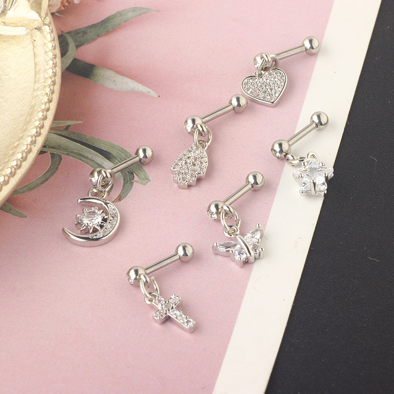 (.) Boucles d'oreilles en zirc - Helix Cartilage Ring avis et prix