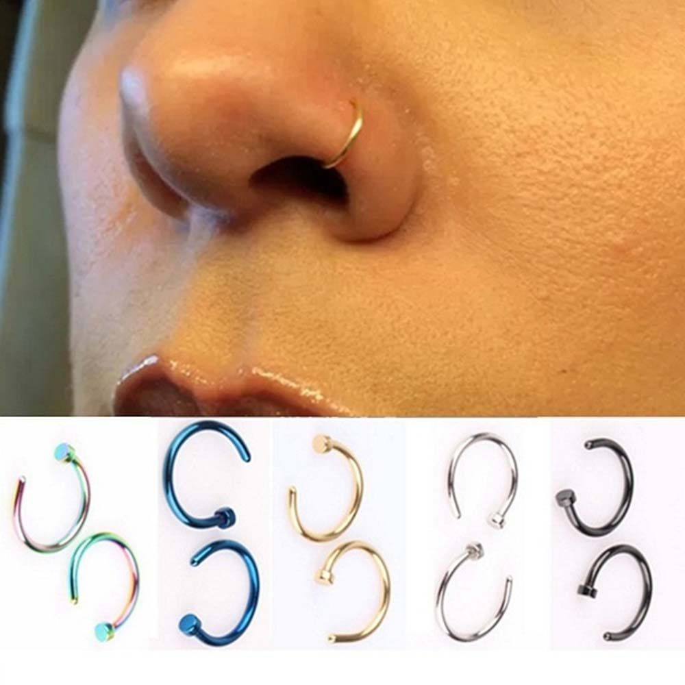 Clous d'oreilles fins en forme - Body Jewelry And Earrings avis et prix