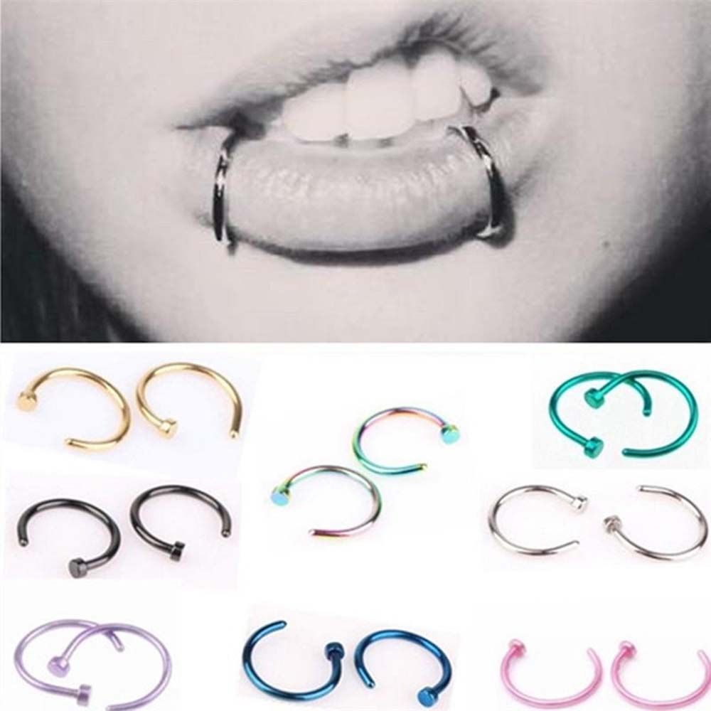 Clous d'oreilles fins en forme - Body Jewelry And Earrings avis et prix