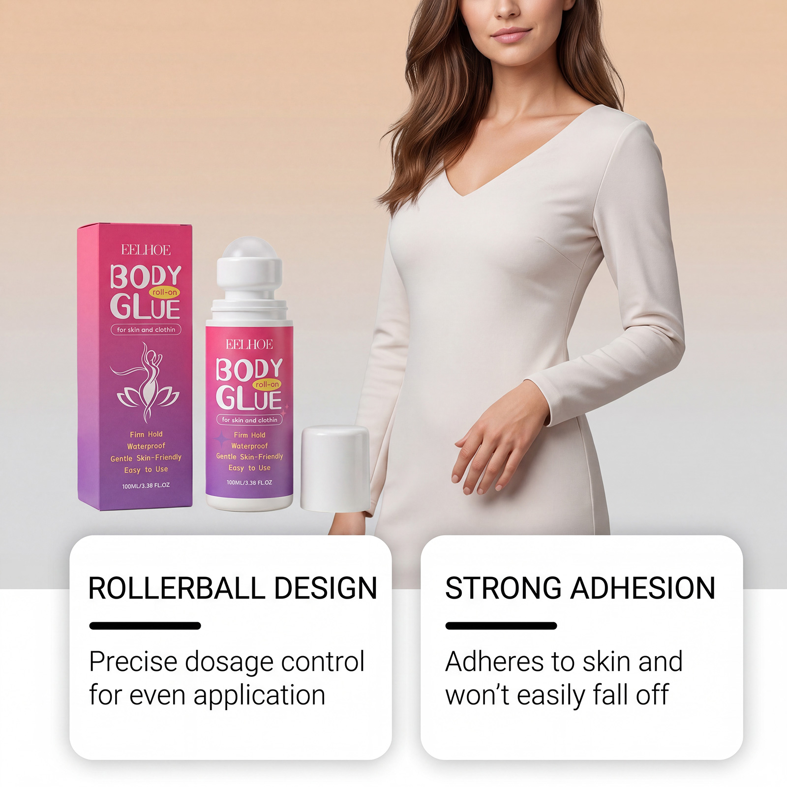 Eelhoe Body Roll-On Glue, hydr - Body Jewelry Glue avis et prix