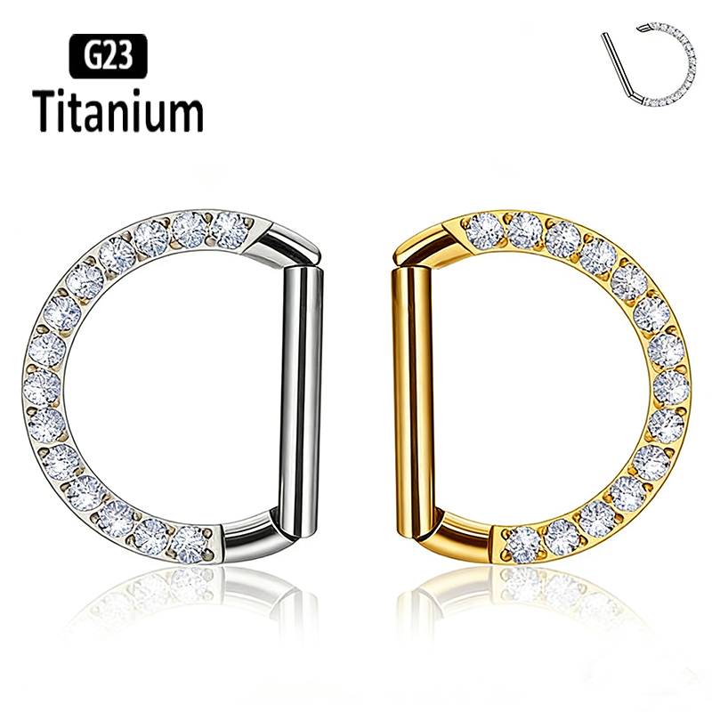 Anneaux de nez articulés en ti - Helix Cartilage Ring avis et prix