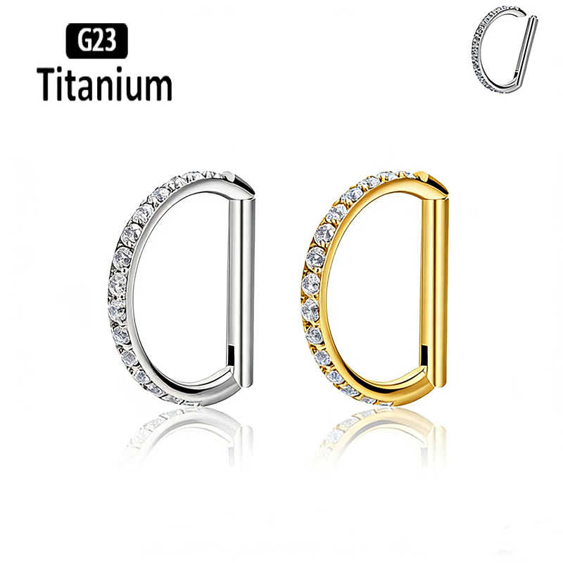 Anneaux de nez articulés en ti - Helix Cartilage Ring avis et prix
