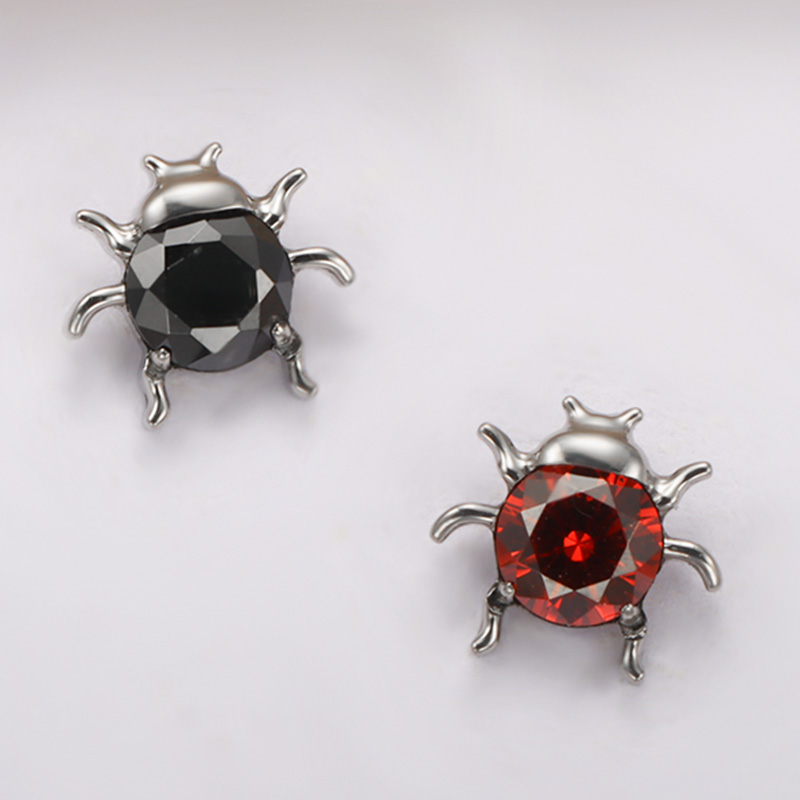 ASTM F136 titane CZ coccinelle - Zoor Body Jewelry avis et prix