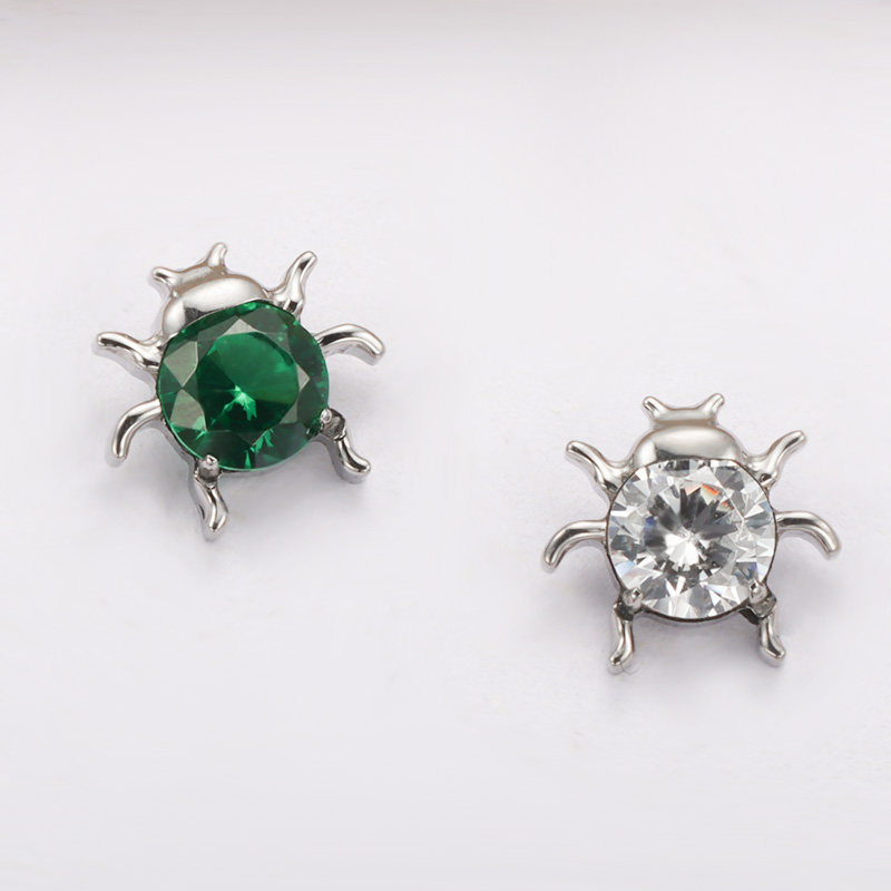 ASTM F136 titane CZ coccinelle - Zoor Body Jewelry avis et prix