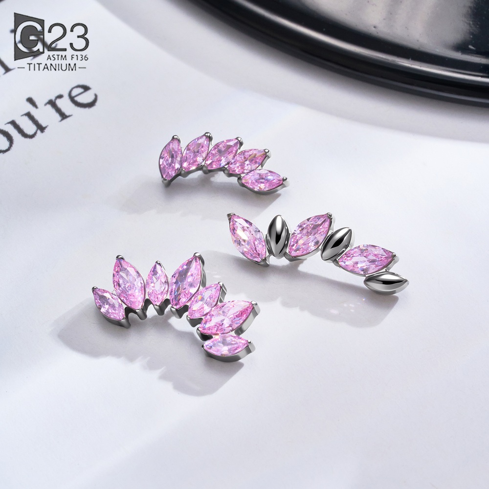 G23 Titane ASTM F136 Zircon Ro - Zoor Body Jewelry avis et prix