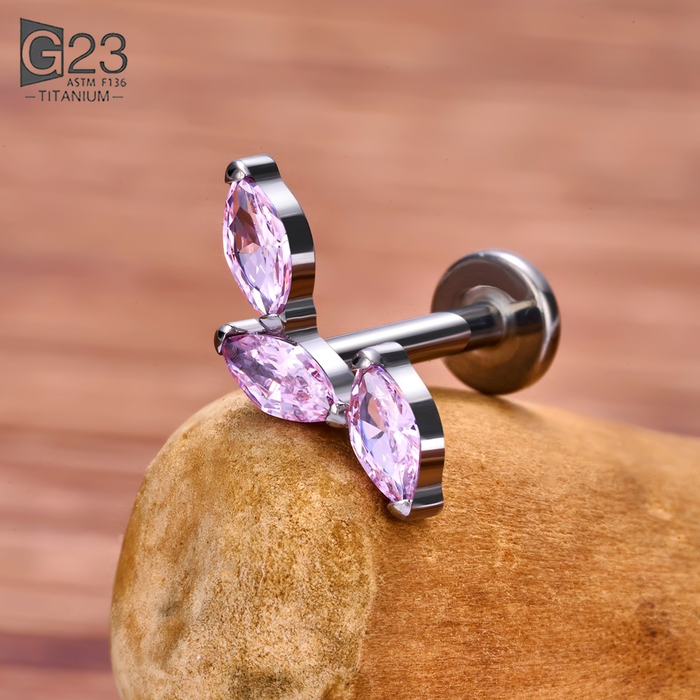 G23 Titane ASTM F136 Zircon Ro - Zoor Body Jewelry avis et prix
