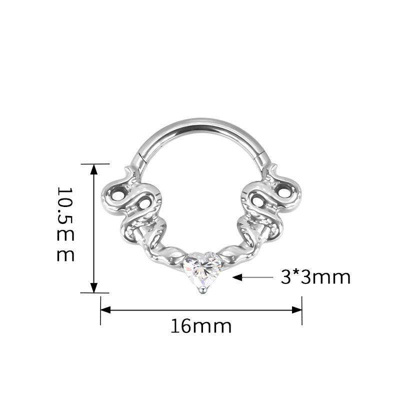Anneaux de nez en titane ASTM  - Zoor Body Jewelry avis et prix