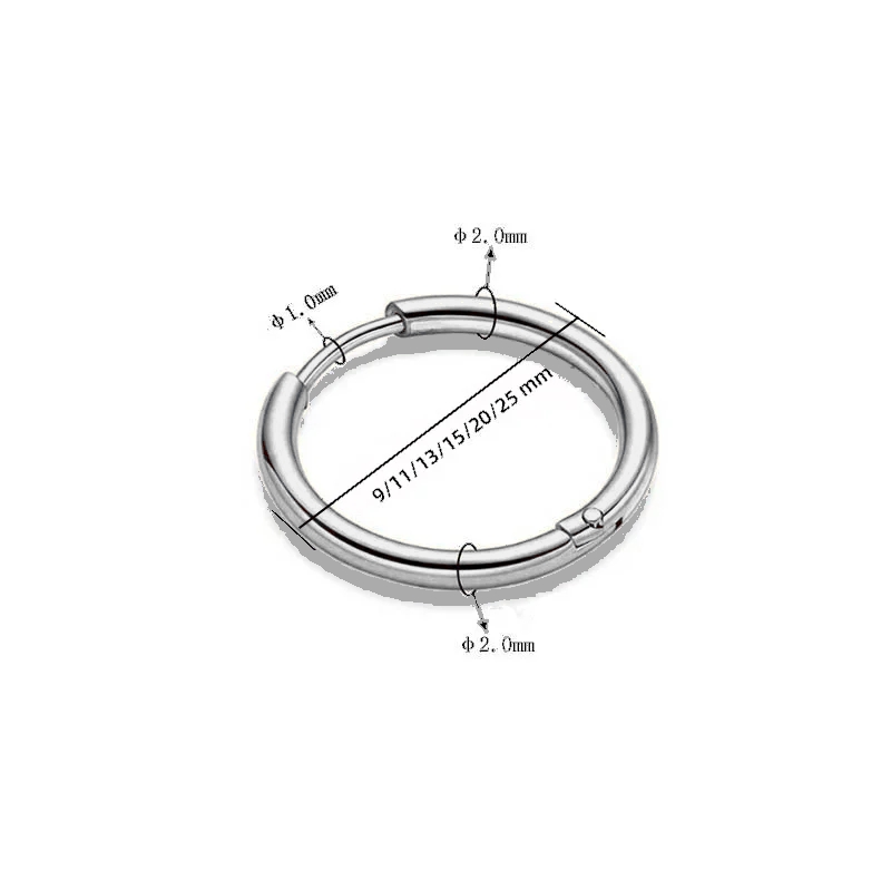 Boucles d'Oreilles Rondes en A - Helix Cartilage Ring avis et prix