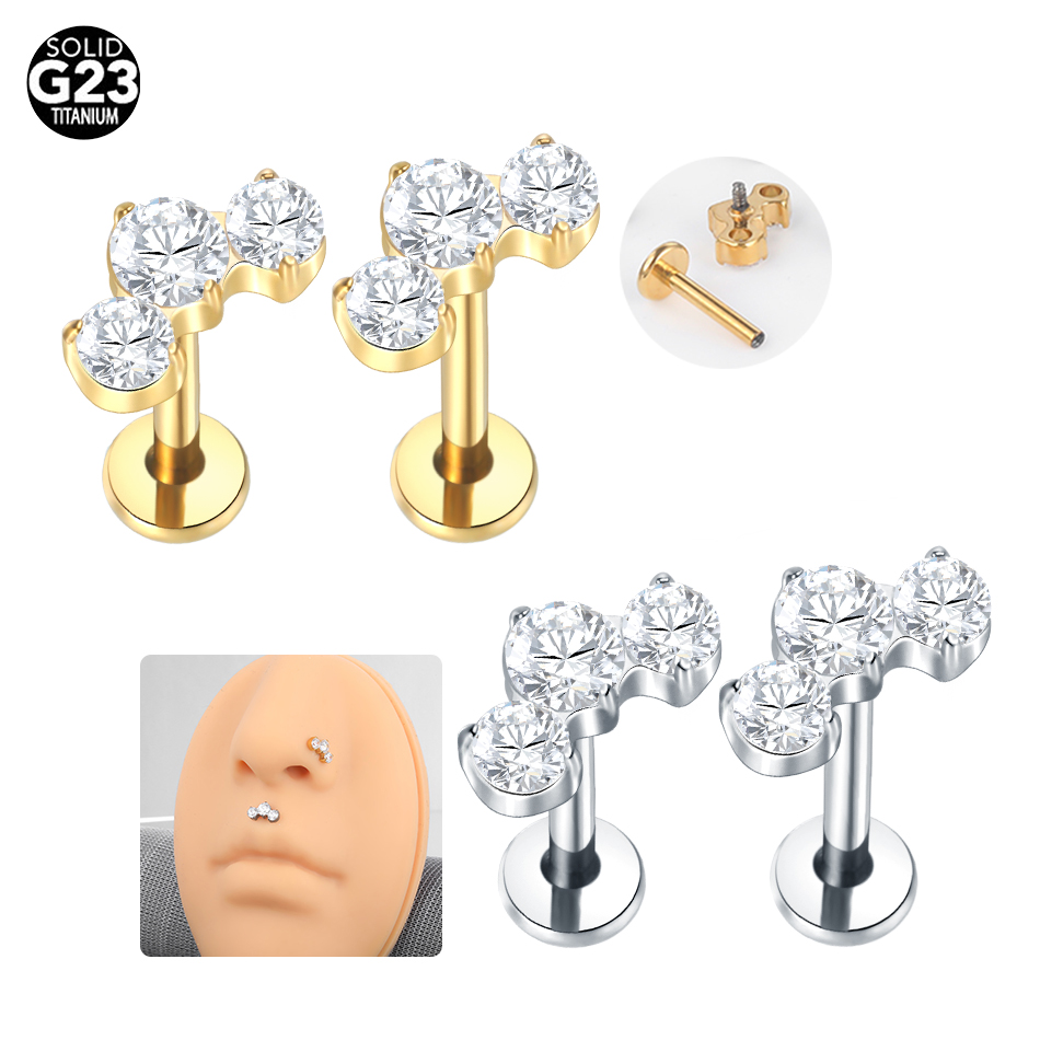 1/5 pièces titane Piercing CZ  - Helix Cartilage Ring avis et prix