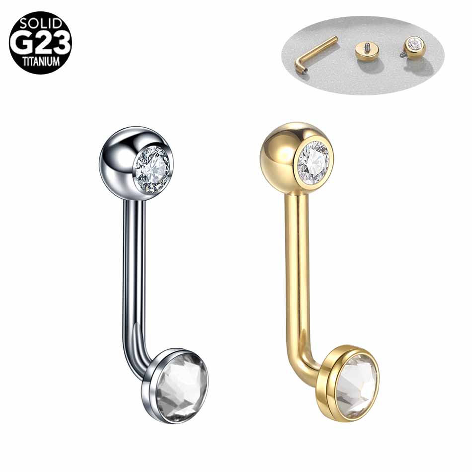 1 PC G23 titane Christina capu - Body Jewelry Vch avis et prix