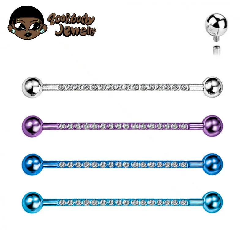 F136 – Piercing d'haltères ind - Zoor Body Jewelry avis et prix
