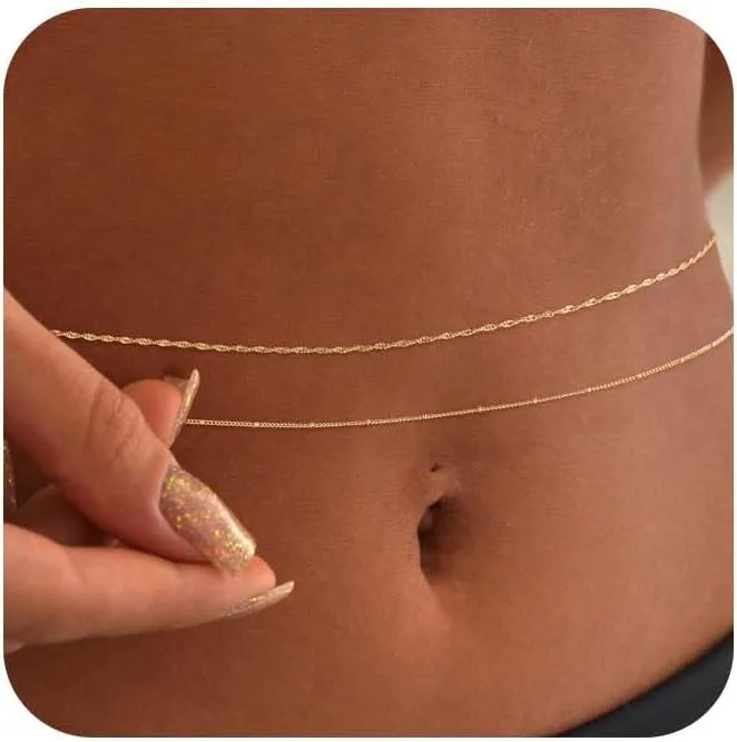 Chaîne de perles de taille rég - Body Jewelry Bulk avis et prix