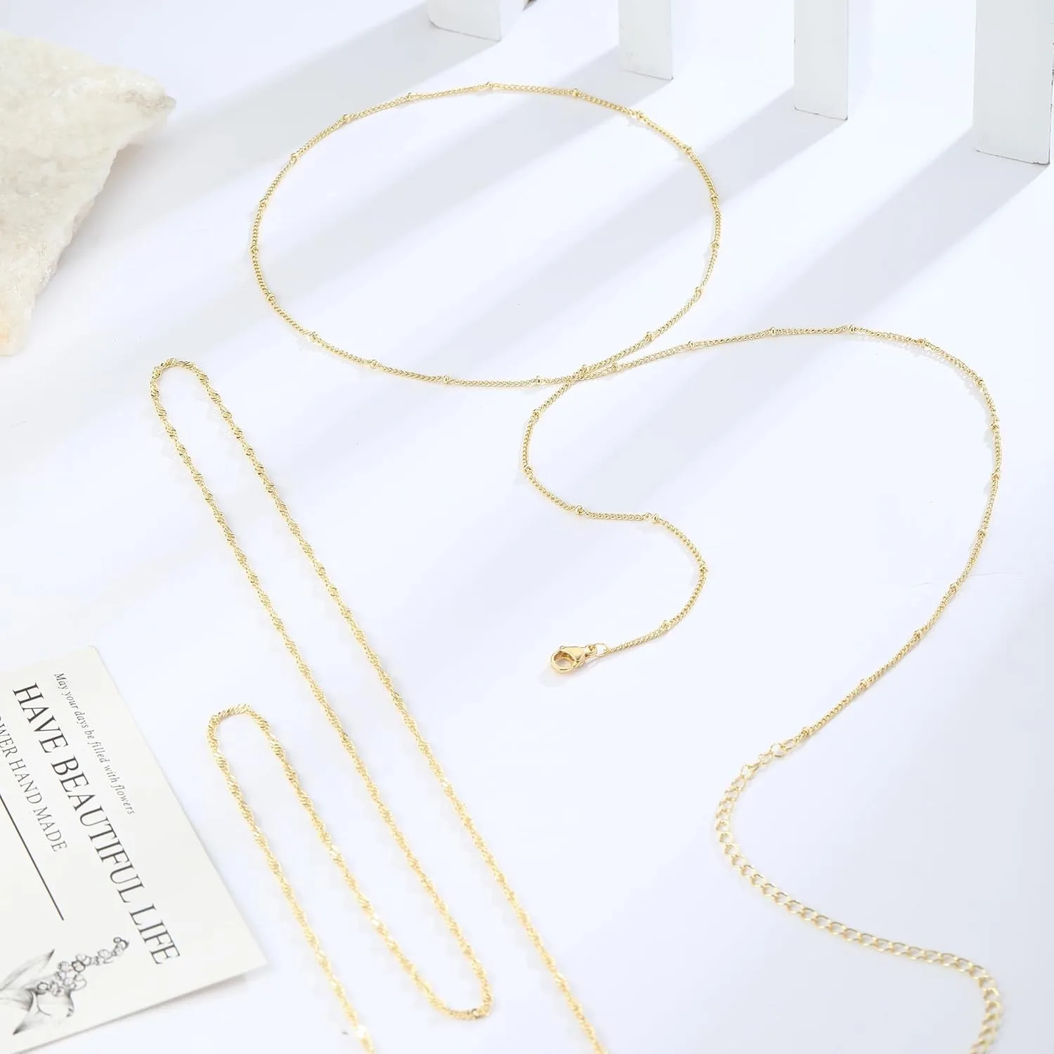 Chaîne de perles de taille rég - Body Jewelry Bulk avis et prix