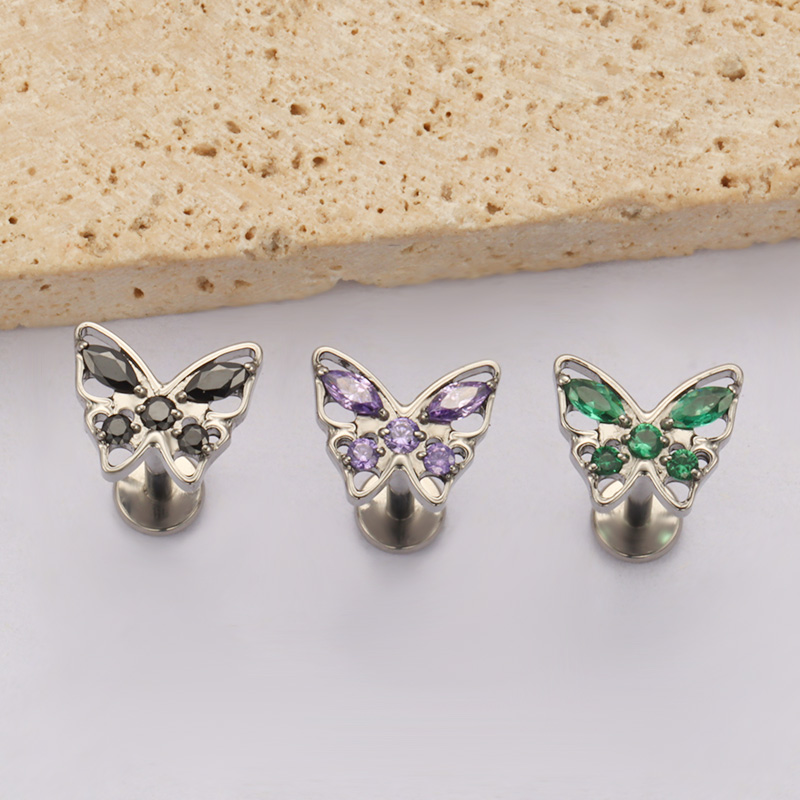 ASTM F136 titane creux papillo - Zoor Body Jewelry avis et prix