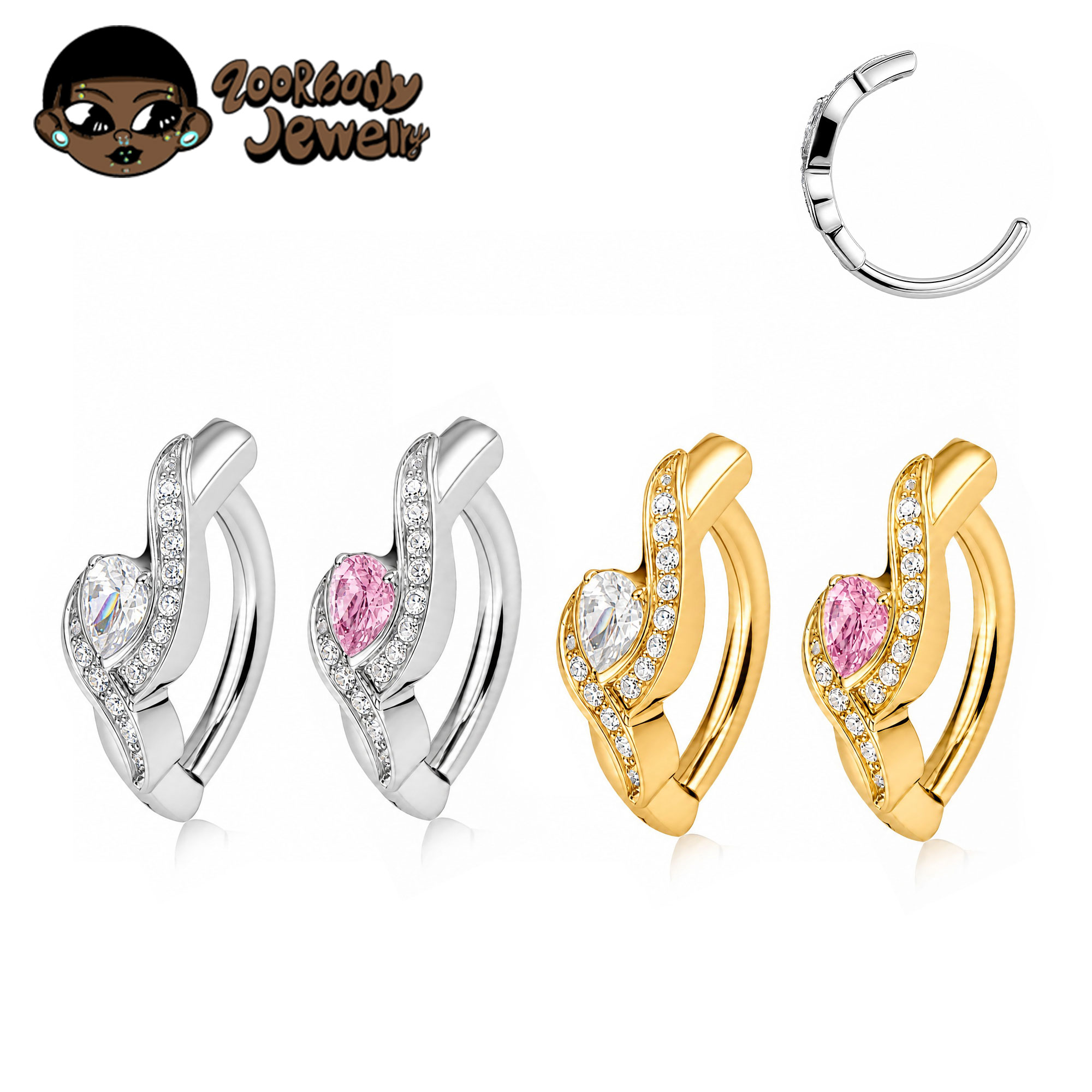 ZOOR ASTM F136 Titane 14G Anne - Zoor Body Jewelry avis et prix