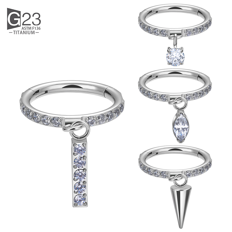 G23 titane balancent Clicker c - Zoor Body Jewelry avis et prix