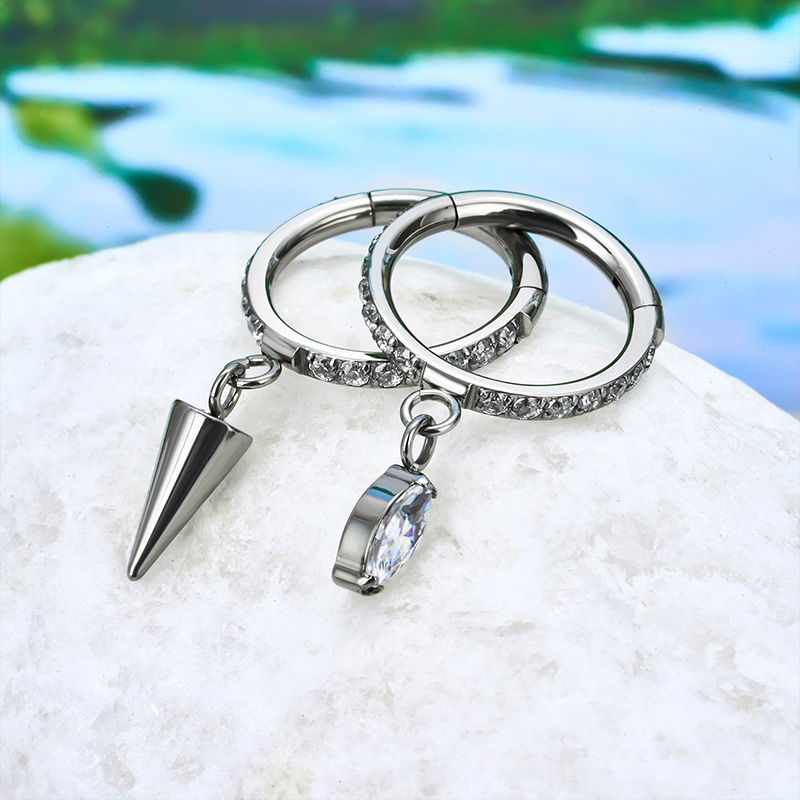 G23 titane balancent Clicker c - Zoor Body Jewelry avis et prix